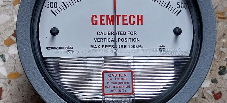 GEMTECH Differential Pressure Gauge Delhi From Badarpur Border DELHI INDIA