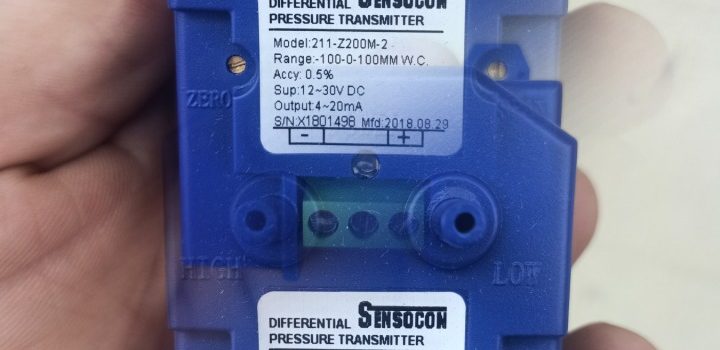 Sensocon SERIES 211-D003K-3 Differential Pressure Transmitter 