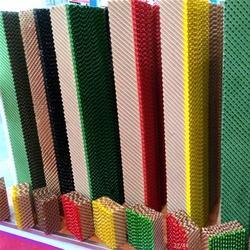 Yellow Green Evaporative Cooling Pad