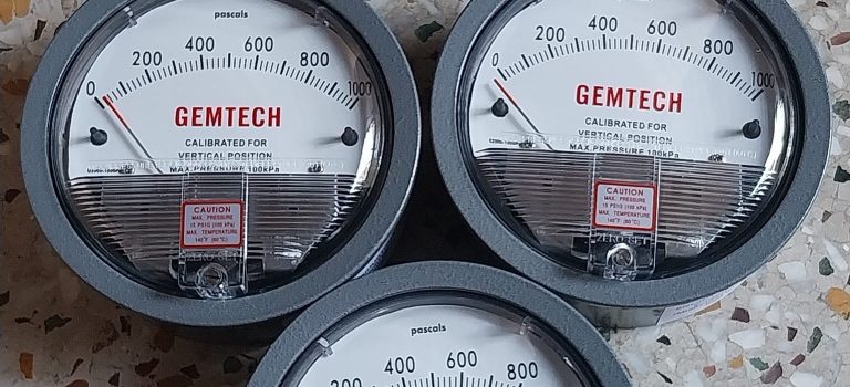 GEMTECH DIFFERENTIAL PRESSURE GAUGE IN RICE WHITENER MACHINE